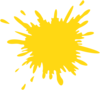 Yellow Splash Clip Art