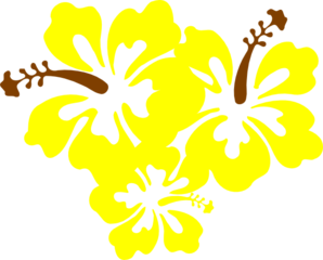 Hibiscus Yellow Flower Clip Art