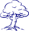 Navy Blue Oak Clip Art