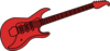 Red Guitar Clip Art