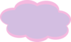 Pink Cloud Clip Art