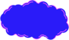 Blue Cloud Clip Art