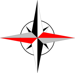 East West Compass Four Clip Art