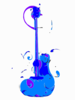 Blue Guitar Clip Art