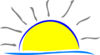 Sunset Clip Art