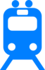 Blue Train Clip Art