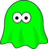 Green Ghost Clip Art