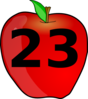 Counting Apple Clip Art