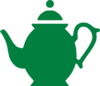 Turquoise Teapot Clip Art