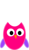 Orange Owl Clip Art