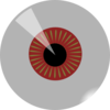 Red Eye Ball Clip Art