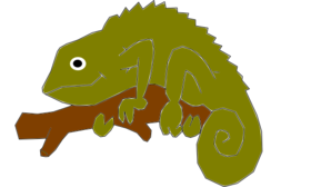 Chameleon Clip Art