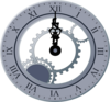 Midnight Clock Clip Art