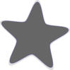 Grey-clip-art-star-hi Clip Art