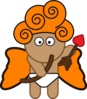 Orange Cupid Clip Art