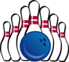 Bowling Ball And Pins Clip Art