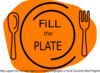 Orange Plate Clip Art