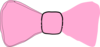 Pink Bow  Clip Art