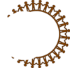 Circle Stick People Black No Border Clip Art