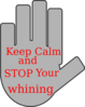 Stop Whining Clip Art