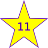 Number 11 Chart Clip Art