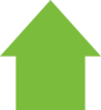 Green Arrow House Clip Art