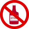 Ketchup Forbidden Clip Art