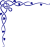 Blue Vine Clip Art