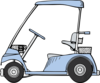 Golf Cart  Clip Art