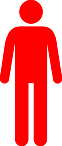 Man Icon  Tests Clip Art