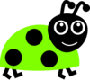 Lime Ladybug Clip Art