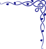 Blue Celtic Vine Clip Art