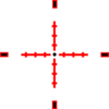 Red Crosshairs Clip Art