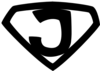 Super J Bw Clip Art