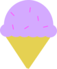 Ice Cream With Sprinkles Clip Art