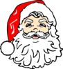 Santa Line Art Clip Art