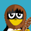 Caveman Penguin Clip Art