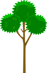 Puffy Tree Clip Art
