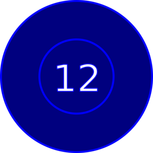 Number 12 International For 2021 Clip Art