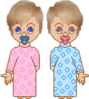 Kids In Pajamas Clip Art