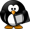 Ebook Penguin Clip Art