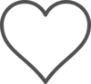 Heart Outline Clip Art