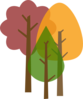 Fall Trees Clip Art