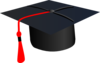 Red Grad Cap Clip Art