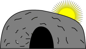 Open Tomb  Clip Art