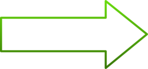 Right Arrow White With Green Border Clip Art