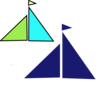 Little Sailboat Clip Art