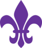 Fleur De Lis Purple Clip Art