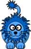 Blue Lion Clip Art