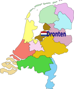 Location Of Dronten Clip Art
